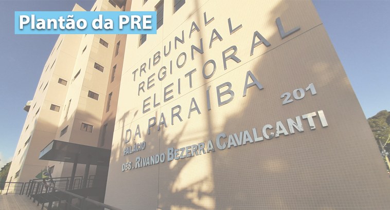 Frontispício do edifício-sede do Tribunal Regional Eleitoral da Paraíba.