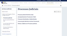 #ParaTodosVerem: Painel retangular com Portal do Tribunal Regional Eleitoral da Paraíba.