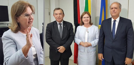 TRE-PB posse da Desembargadora Maria de Fátima Desembargadora Maria de Fátima é empossada no TRE-PB