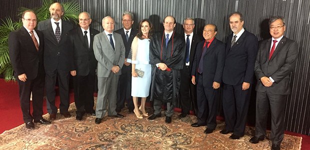 Vice-presidente do TRE-PB participa da cerimônia de posse do Ministro do TSE Tarcísio Vieira de ...