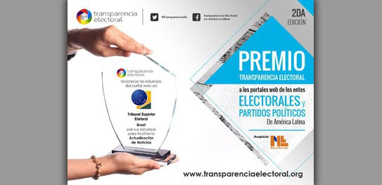 TSE recebe prêmio de Transparência Eleitoral na modalidade atualização de notícias no site
