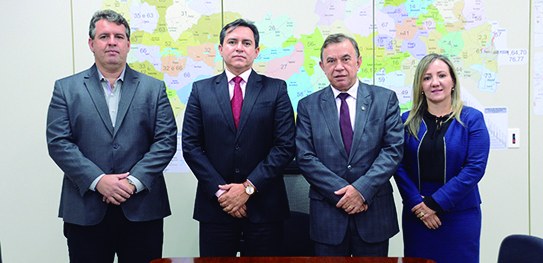 TRE-PB recebe visita do secretário de defesa social Desembargador Carlos Martins Beltrão Filho, recebeu, em visita de cortesia, o Secretário de Segu...
