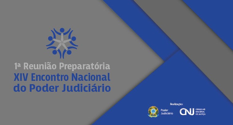 #PraCegoVer: Logotipo da Primeira Reunião Preparatória do décimo quarto Encontro Nacional do Pod...