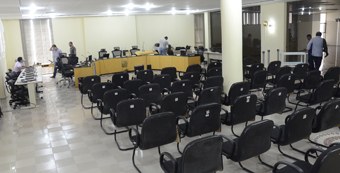 TRE-PB Sala de Sessões no Salão Nobre Em virtude da reforma da Sala de Sessões “Desembargador Hermes Pessoa” instalado no primeiro and...