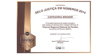 TRE recebe Selo Bronze do Conselho Nacional de Justiça