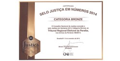 TRE recebe Selo Bronze do Conselho Nacional de Justiça