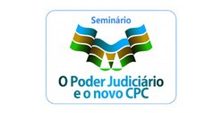Logomarca do evento: "O Poder Judiciário e o novo CPC"