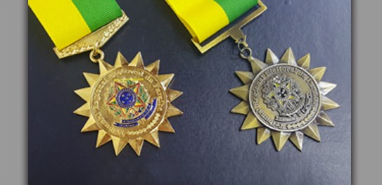 Solenidade de outorga da Medalha do Mérito Eleitoral nesta quinta-feira (16), no TRE-PB