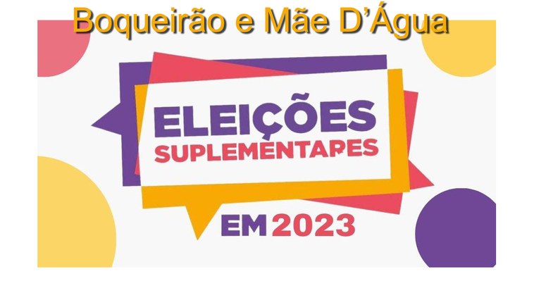 TRE-PB supla eleição suplementar em dois municípios