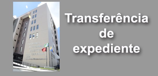 TRE-PB transfere expediente TRE-PB transfere expediente