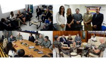 Presidente do TRE-PB visita órgãos de segurança 