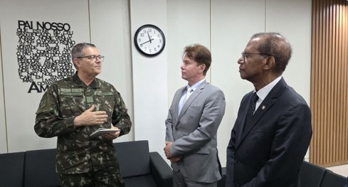 Encontro reforçou parceria institucional, caso seja necessária a inclusão de tropas federais nas...