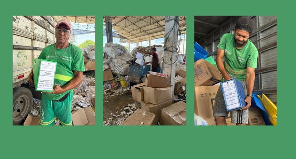 Três toneladas de documentos são doadas à Associação Acordo Verde_1 Foto 2