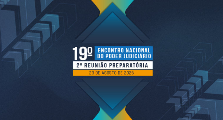 #PraTodosVerem:  Imagem com fundo azul. No centro um texto informativo sobre o evento do CNJ