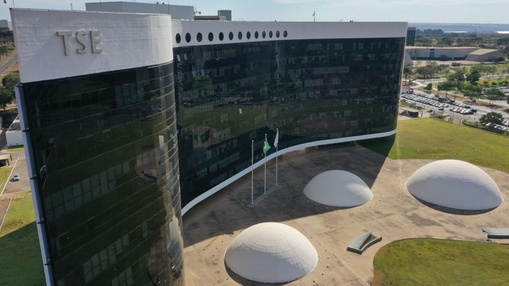 TSE reconhece fraude à cota de gênero em Boa Ventura (PB) em 2020 #ParaTodosVerem: na fotografia aparece a fachada do Tribunal Superior Eleitoral em Brasília/DF