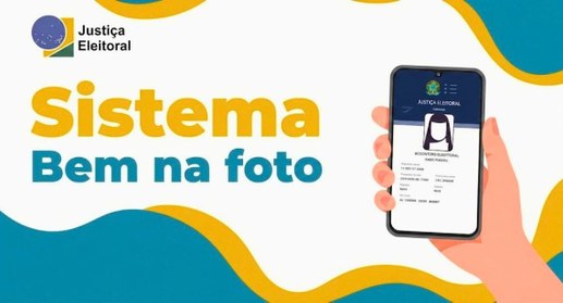 #PraTodosVerem: Na imagem aparece uma arte com a frase ‘Sistema Bem na foto’ com um mão exibindo...