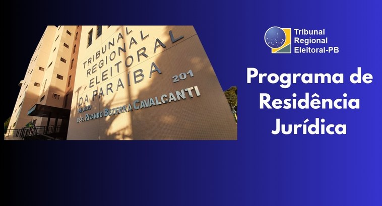 TRE-PB aprova criação de Programa de Residência Jurídica na instituição #PraTodosVerem: Na fotomontagem aparece à esquerda o a fachada do edifício-sede do Tribunal Regi...