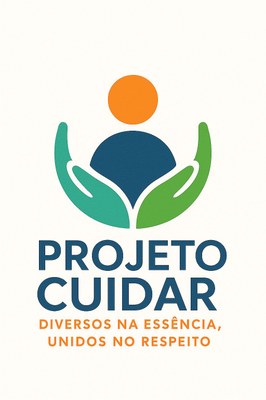 #PraTodosVerem: Na imagem aparece a logomarca do Projeto Cuidar.