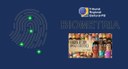 #PraTodosVerem: Na imagem aparece, à esquerda, uma impressão digital estilizada com sinais de ad...