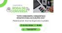 #PraTodosVerem: Na ilustração aparece um convite para uma “Roda de Conversa” sobre voto conscien...