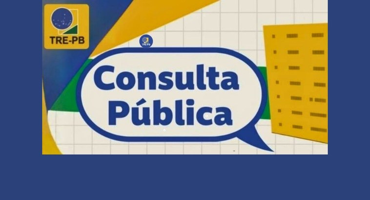 #PraTodosVerem: Na fotografia aparece uma arte gráfica com fundo quadriculado e detalhes em amar...