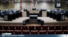 #PraTodosVerem: Na imagem aparece o Corte Eleitoral em Sessão Ordinária no Tribunal Regional Ele...