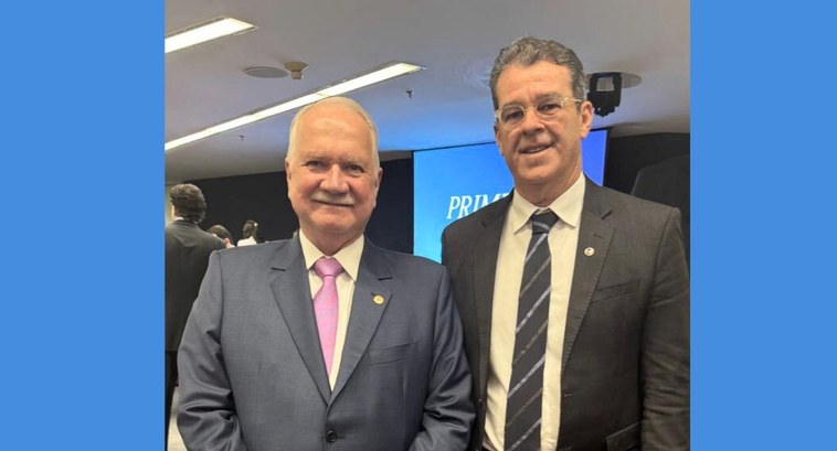 #PraTodosVerem: Na fotografia aparecem o presidente do STF Edson Fachin e do TRE-PB, Oswaldo Tri...