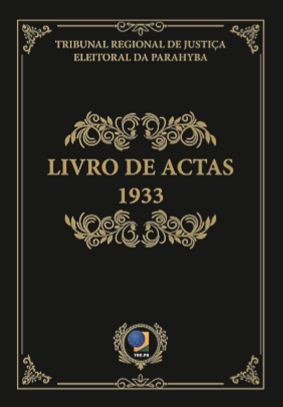 TRE-PB Capa Livro de Actas 1933