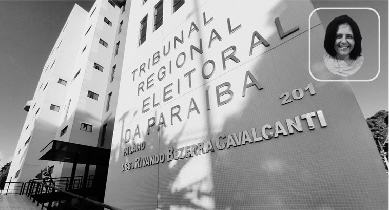 TRE-PB lamenta a morte da servidora Cristianny Guerra da Rocha #PraTodosVerem: Na fotografia aparece o Edifício-sede do Tribunal Regional Eleitoral da Paraíba.