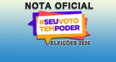 TRE-PB NOTA OFICIAL ELEIÇÕES 2020