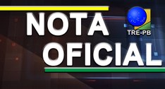 TRE-PB NOTA OFICIAL