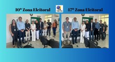 #PraTodosVerem: Na fotomontagem com duas fotografias aparecem mulheres e homens em pé, posando. ...